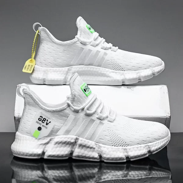 Tênis masculino de corrida respirável, tênis ao ar livre, sapatos masculinos de caminhada, de tamanho grande, verão. - Image 8