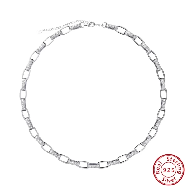 Colar de corrente cubana unissex, Effie Queen 14K Banhado A Ouro Italiano 3.0mm Punk, Moda Cubic Zirconia Gargantilha Cadeia Jóias SN312 - Image 8