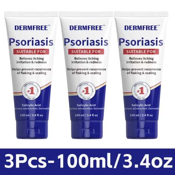 Creme Antibacteriano Psoríase, Pomada Eczema, Tratamento da Pele, Dermatite, Odor do Pé comichão, Erva-Medicina, Cuidados Psoríase, 100ml por g - Image 8