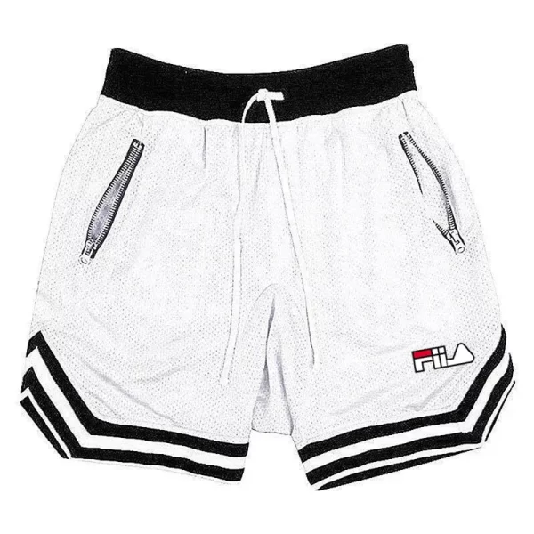 Shorts de basquete respirável masculino, calça de praia de cintura baixa, roupa sexy, marca verão - Image 4