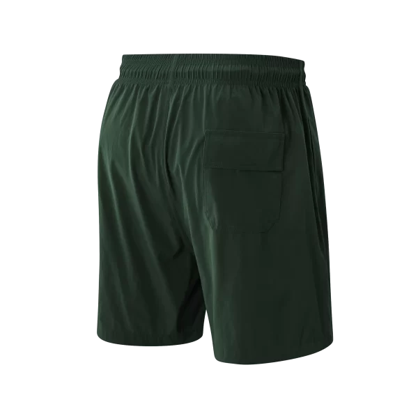 Shorts masculino, novo drawstring, casuais secagem rápida calções de esportes nadar surf beachwear, com bolso traseiro - Image 17
