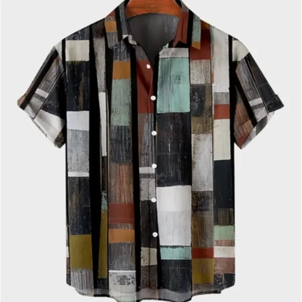 Camisas masculina,  de alta qualidade luxo hawaii dazn férias praia floral, superior melhor estilo étnico roupas. - Image 25