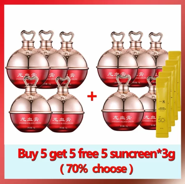 Creme rejuvenescedor, Placenta Essence Dragon's Blood Face Cream, Lift Firming, remover rugas, anti-envelhecimento, beleza, cuidados com a pele, cosméticos coreanos - Image 10