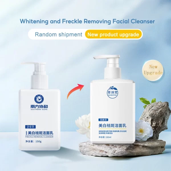 Produtos de limpeza profunda e controle óleo, Niacinamida, com Concord Sul, Branqueamento Leite Limpador, 150g - Image 5