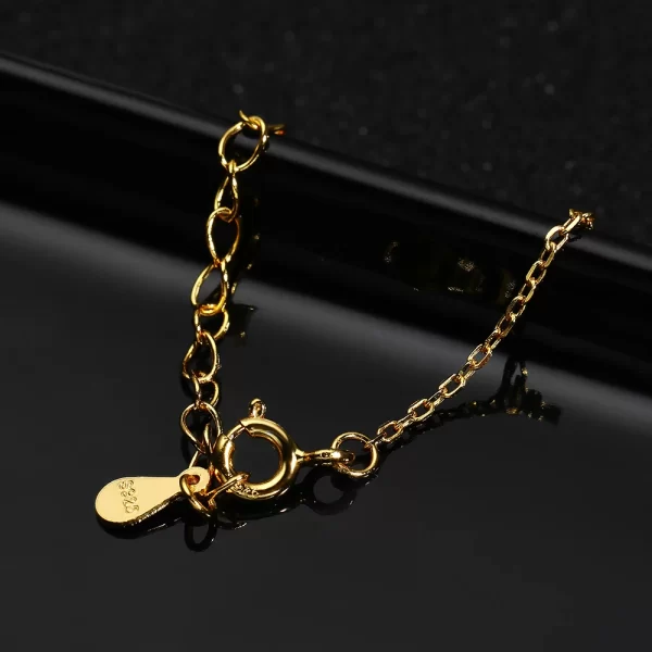 Colar feminino, KNOBSPIN D VVS1 Moissanite Pingente, Moda Partido Jóias GRA Certified 925 Sliver Banhado Colar De Ouro Amarelo - Image 4