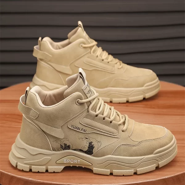Tênis de couro masculino, CYYTL, Casual, De Caminhada, Designer De Moda De Plataforma,  Esportivos De Luxo, Botas De Tornozelo De Tênis De Trabalho Ao Ar Livre, Mocassins - Image 15