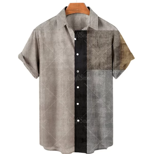 Camisas masculina,  de alta qualidade luxo hawaii dazn férias praia floral, superior melhor estilo étnico roupas. - Image 21