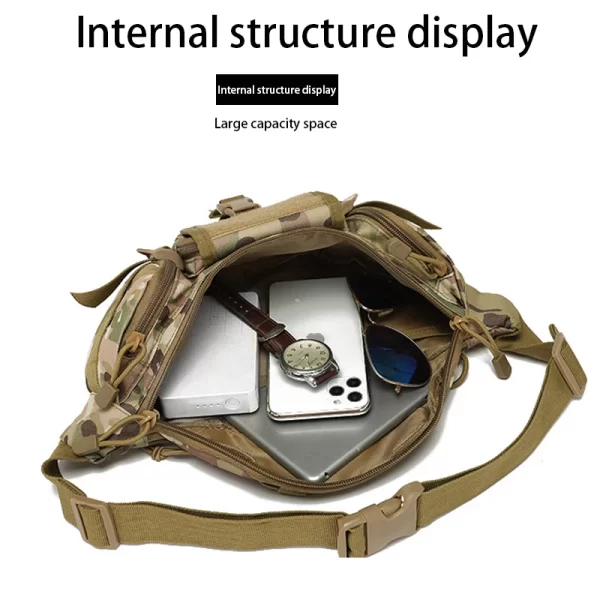 Bolsa de cintura, Pacote de cintura tática ao ar livre, mochilas militares, sacos multifuncionais, esportes, escalada, camping, pacote tático do exército, caminhadas - Image 3