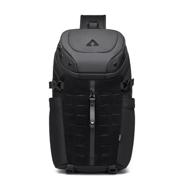 Bolsa masculina, Ozuko Bolsa Crossbody Anti-Roubo, Bolsa Peito USB Impermeável, Estilo Mensageiro de Viagem Curta, Designer de Moda