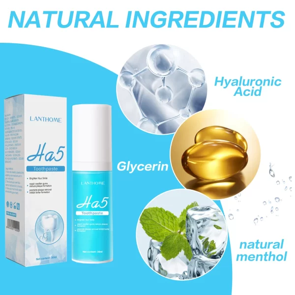 Creme dental, Dentes branqueamento, removedor rápido, manchas de placa, reparar cavidades, prevenir a periodontite, respiração fresca, iluminar, cuidados dentários - Image 6
