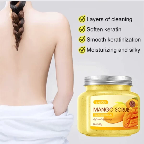 Esfoliação De Sal De Banho De Frutas Para Esfoliação, Limpeza De Poros E Cuidados Com O Corpo, Iluminar Apertar Hidratar, Reparar Hidratante, Acalmar Suavizar - Image 5