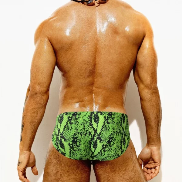 Cuecas de algodão de cintura baixa, LGBTQIA+, CMENIN-Roupa Interior Sexy, Deslizamento Respirável, Jockstrap, Leopardo Sissy, Gays - Image 3