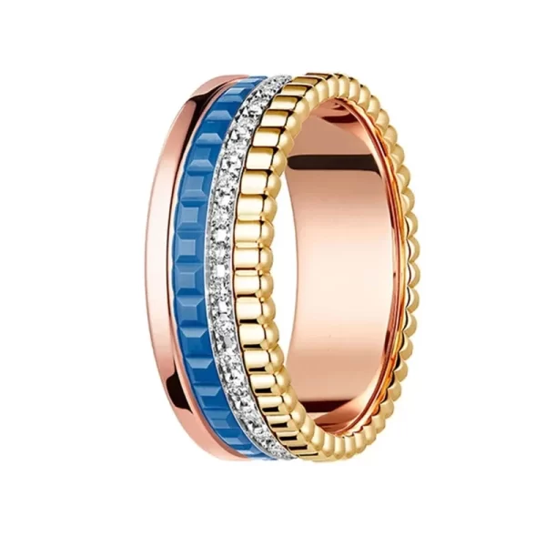Anel giratório feminino, marca de moda, joias de luxo, presente dia dos namorados, casal. - Image 11