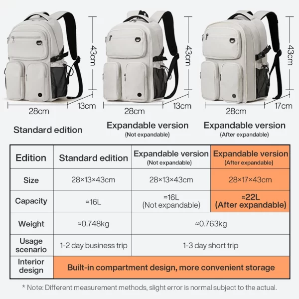 Mochila portátil unisssex, Mixi nova, 15.6 "saco de computador escolar bookbag 17 Polegada, viagem à prova dlightweight água leve m5112 - Image 6