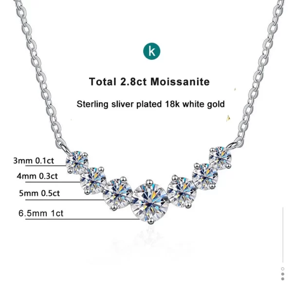Colar feminino, KNOBSPIN D VVS1 Moissanite Pingente, Moda Partido Jóias GRA Certified 925 Sliver Banhado Colar De Ouro Amarelo - Image 6