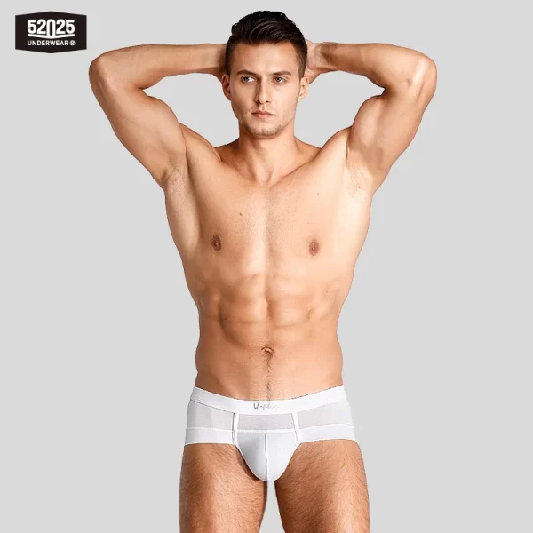 Cuecas masculina, modais de resfriamento sedoso antibacteriano, macias e respiráveis, pantufas sensuais de alta qualidade, 52025 - Image 10