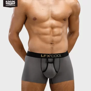 Cuecas boxers masculina, modais de luxo, roupas íntimas confortáveis, cuecas sexy ecologicamente corretas, design original, voar aberto, 52025