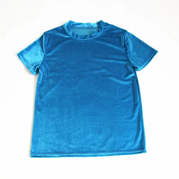 Camiseta de manga curta, masculina,  de veludo vintage, 14 cores, casual de hip hop, harajuku, verão, rosa, de veludo, streetwear. - Image 2