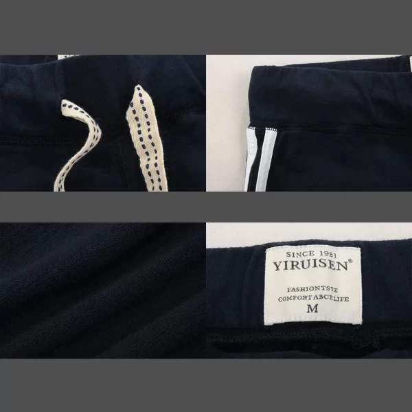 Bermuda masculina, 100% algodão, moda verão, Yiruisen, sólidos calças casuais, boardshorts, ginásio respirável roupas suaves - Image 5