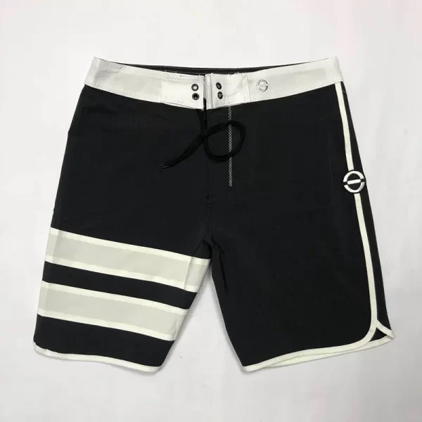Bermuda masculina, de repelência de água, alta estiramento,  verão, calções de bordo, de praia, curto boardshorts - Image 11