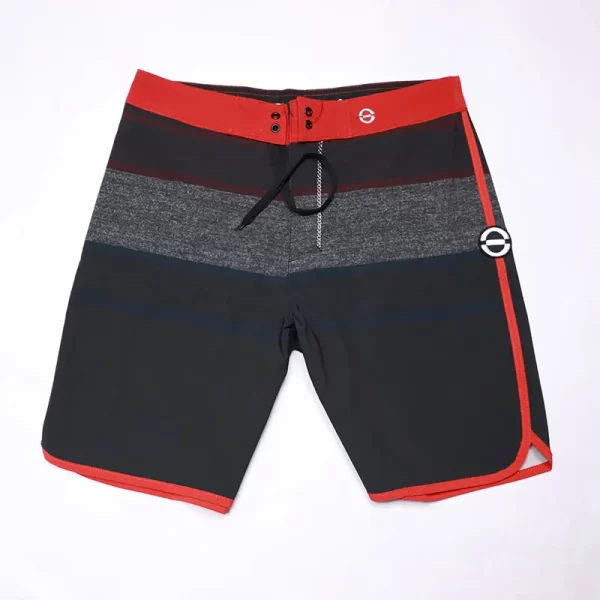Bermuda masculina, de repelência de água, alta estiramento,  verão, calções de bordo, de praia, curto boardshorts - Image 8