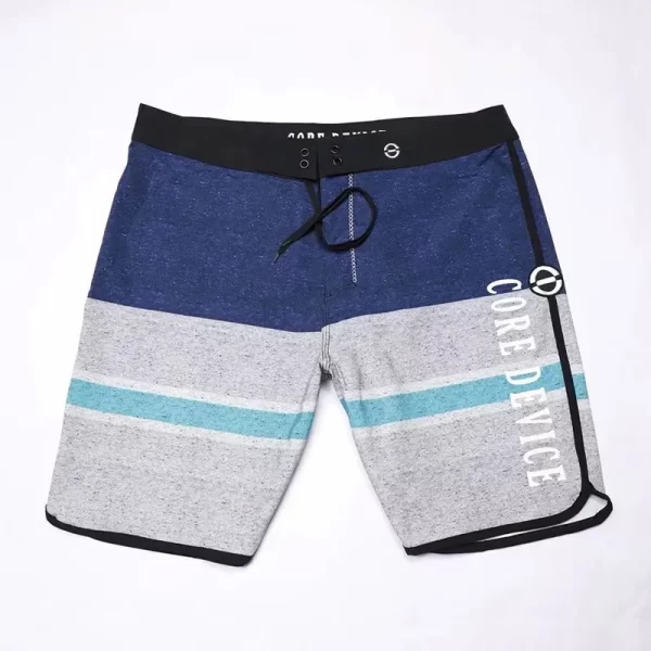 Bermuda masculina, de repelência de água, alta estiramento,  verão, calções de bordo, de praia, curto boardshorts - Image 5