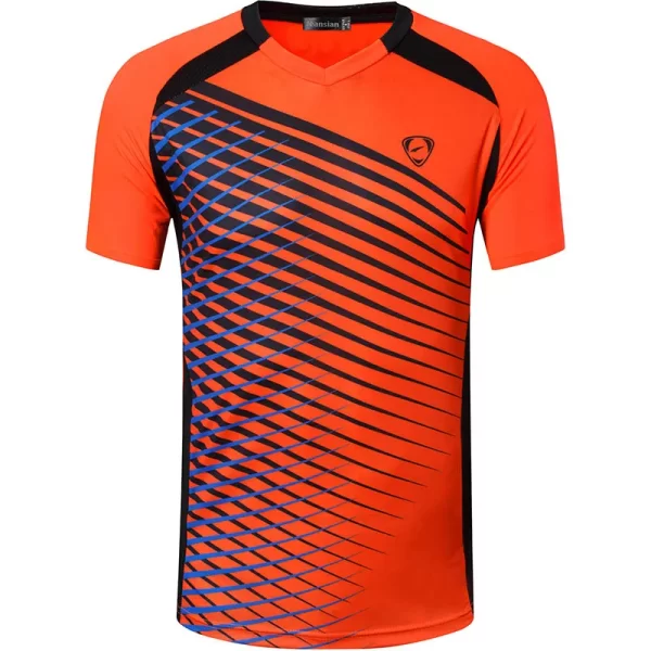 Camiseta manga curta masculina, Jeansian,  preta, esportiva, ajuste seco, corrida, fitness, treino, LSL069 - Image 15