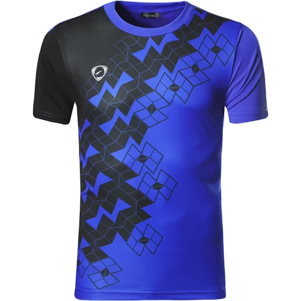 Camiseta manga curta masculina, Jeansian,  preta, esportiva, ajuste seco, corrida, fitness, treino, LSL069 - Image 22