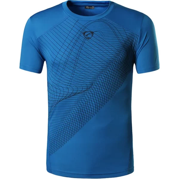 Camiseta manga curta masculina, Jeansian,  preta, esportiva, ajuste seco, corrida, fitness, treino, LSL069 - Image 26