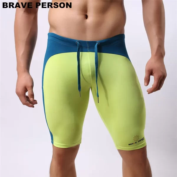Shorts masculino, praia, wear, multifuncional, tecido de náilon macio na altura do joelho, justas troncos - Image 3
