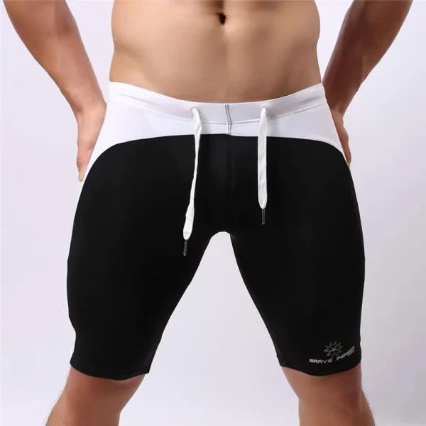 Shorts masculino, praia, wear, multifuncional, tecido de náilon macio na altura do joelho, justas troncos - Image 8