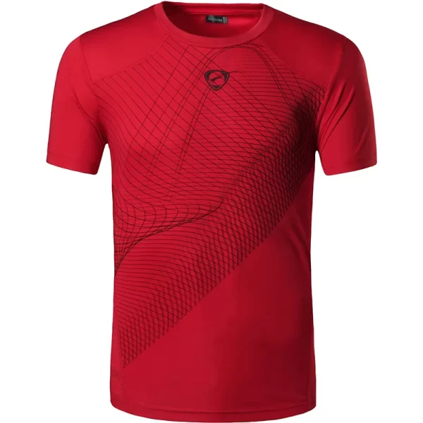 Camiseta manga curta masculina, Jeansian,  preta, esportiva, ajuste seco, corrida, fitness, treino, LSL069 - Image 25