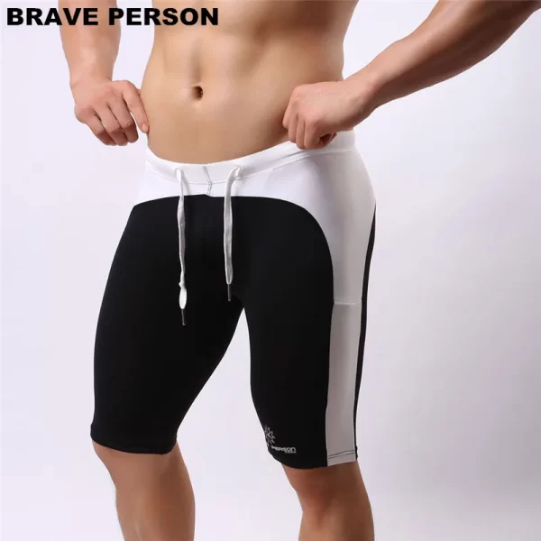 Shorts masculino, praia, wear, multifuncional, tecido de náilon macio na altura do joelho, justas troncos - Image 5