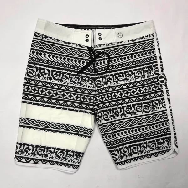 Bermuda masculina, de repelência de água, alta estiramento,  verão, calções de bordo, de praia, curto boardshorts - Image 14
