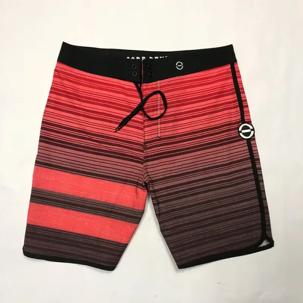 Bermuda masculina, de repelência de água, alta estiramento,  verão, calções de bordo, de praia, curto boardshorts - Image 17