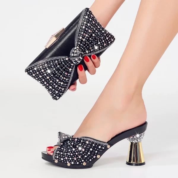 Sapato de salto alto feminino,  sensuais, adequados para casamento e festa de aniversário. - Image 3