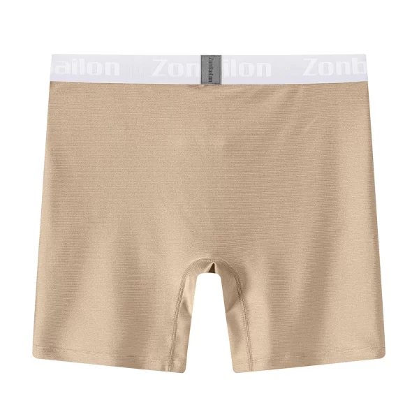 Cueca boxer masculina, de nylon respirável,  de perna longa,  de alta qualidade, novo, tamanho M-3XL. - Image 3