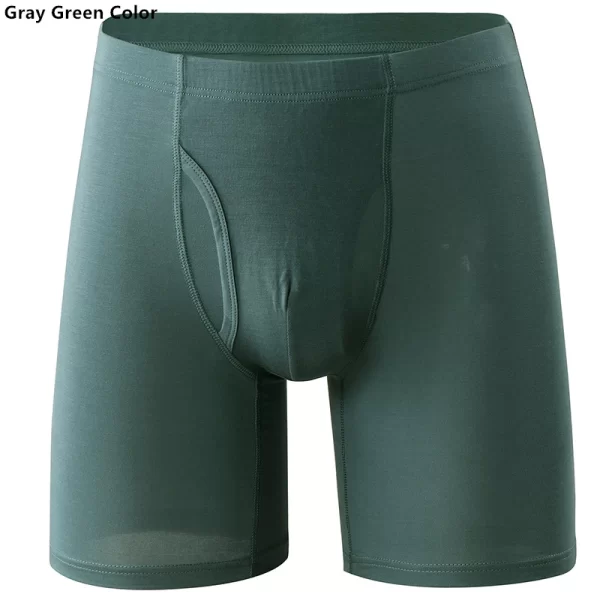Cueca boxer extra longa masculina, 140kg, macio plus size 6xl 7xl 8xl solto pantie esportes, de alta qualidade, boxershorts. - Image 8