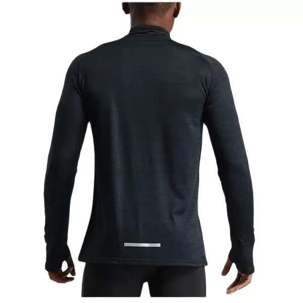 Camiseta manga longa masculina, Li u-longo, lazer, ioga, fitness, corrida, alta elasticidade, respirável, outono e inverno - Image 2