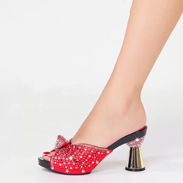 Sapato de salto alto feminino,  sensuais, adequados para casamento e festa de aniversário. - Image 9