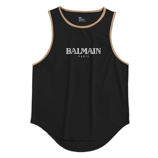 Camiseta regata masculina, sem mangas de secagem rápida com gola redonda, regata esportiva Fitness, Elástica, Respirável, Ginásio, Corrida, Treinamento, Verão. - Image 33