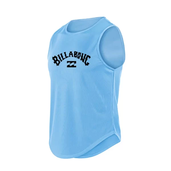 Camiseta regata masculina, tops esportivos de fitness, respirável, ajuste solto, treinamento, sem mangas,  de secagem rápida, roupas de ginástica, verão. - Image 18