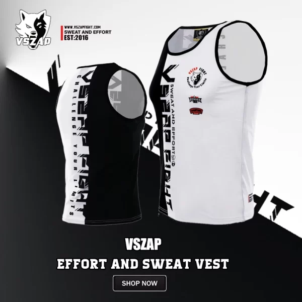 Camiseta regata masculina, VSZAP-Treino MMA Esportes, de Alças, Sem Mangas, Secagem Rápida, Fitness, Elástico, Boxe Tailandês, Combate Exercício Luta - Image 2
