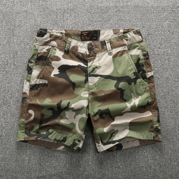 Shorts masculino , camuflagem, Shorts, Soltos Fit Calções de Carga com 5 Bolsos para o Verão, de basquete. - Image 6