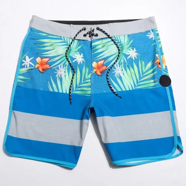 Bermuda masculina spandex, de secagem rápida,  de praia,  de surf, impermeáveis, fitness, de competição, novo. - Image 32