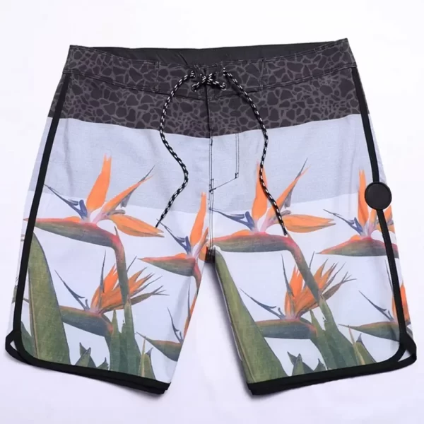 Bermuda masculina spandex, de secagem rápida,  de praia,  de surf, impermeáveis, fitness, de competição, novo. - Image 7