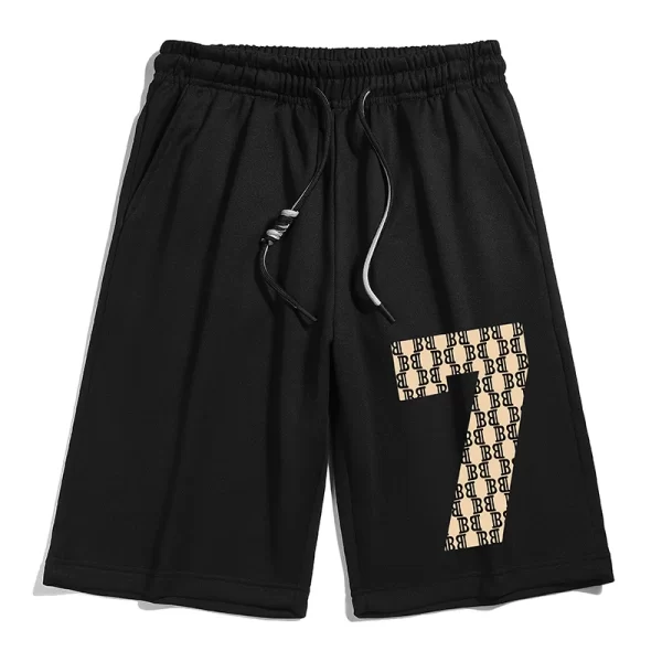 Shorts estilo hip-hop masculino casual, moletom para jogging fitness, de praia, esporte tamanho grande, moda Y2K, 5XL, verão. - Image 10