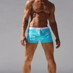 Shorts de Treino Masculino,  de Praia, Surf Praia, Logotipo Personalizado, Curto.