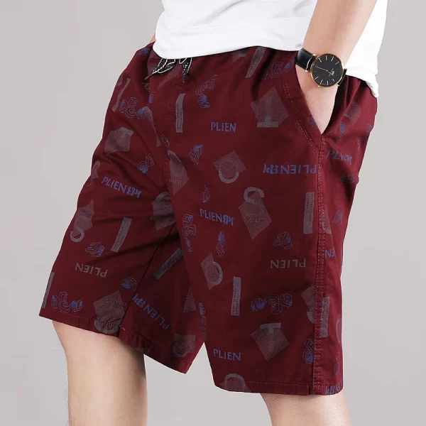 Bermudas de algodão casual de secagem rápida, masculina, outwear, tamanho grande, corredores, 5XL, moda verão, 100%. - Image 7