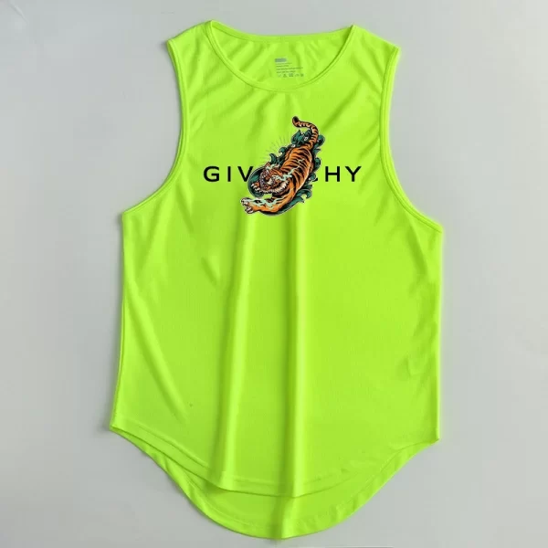 Camiseta regata masculina de ginástica para treino, musculação, fitness, sem mangas, roupa esportiva de secagem rápida de praia, colete muscular, verão. - Image 10
